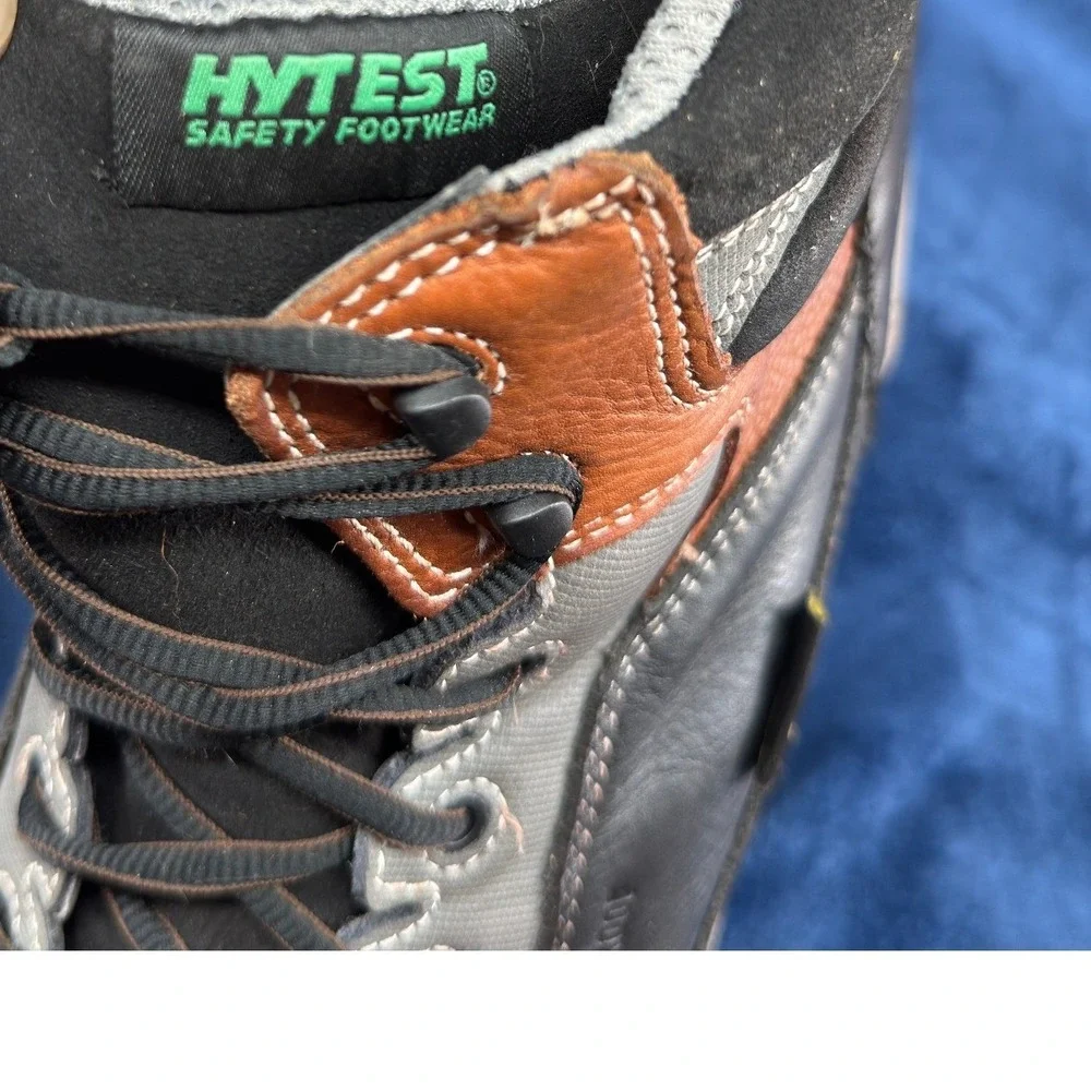 Hytest Work Boots Men's 15W Black Brown Waterproof Composite Toe ASTM Safety